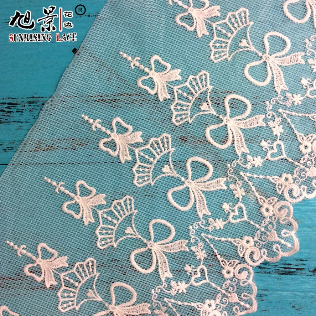 Аксессуар для одежды на заказ, красивая африканская Цветочная граница 20 см, свадебная кружевная отделка в Пакистане