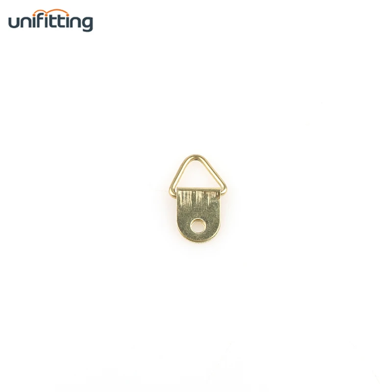 High Quality Gold Triangle Photo Picture Frame Wall Mount Hook Hanger VR-01