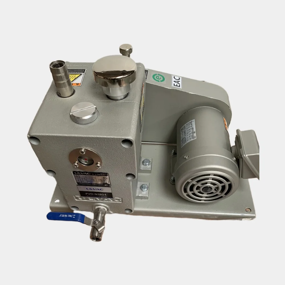 155L/min 2.6L/s   5.5CFM  93m³/h ULVAC PVD-N180 Oil rotary vane vacuum pump