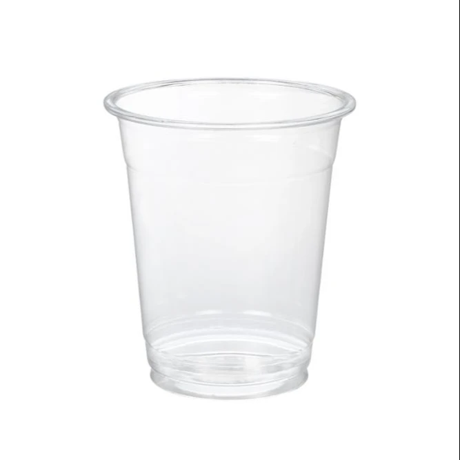 Disposable coffee printed plastic PET cups coffee cup to go