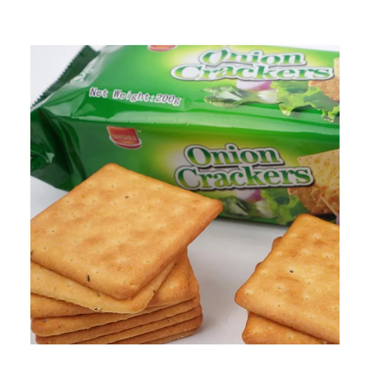 Китайская закуска, 100 г, кондитерские изделия, соленые крекеры с зеленой упаковкой