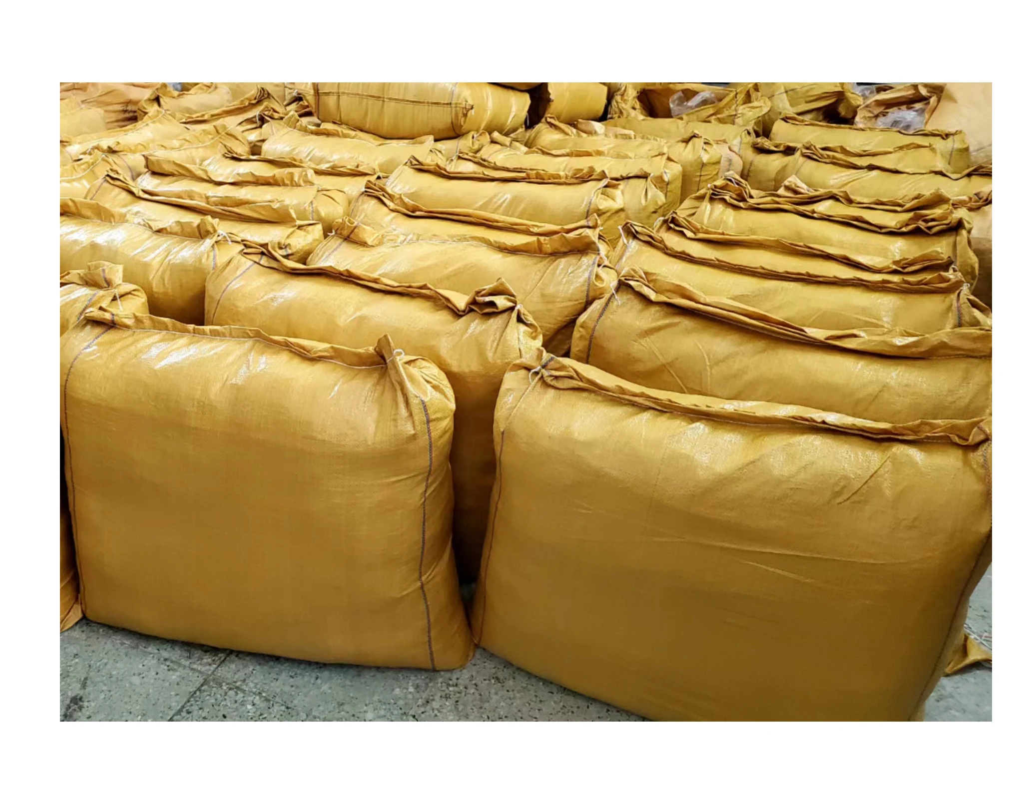 whole sale yellow sack pure dress used clothes supplier for brand new clothes with tags xp code