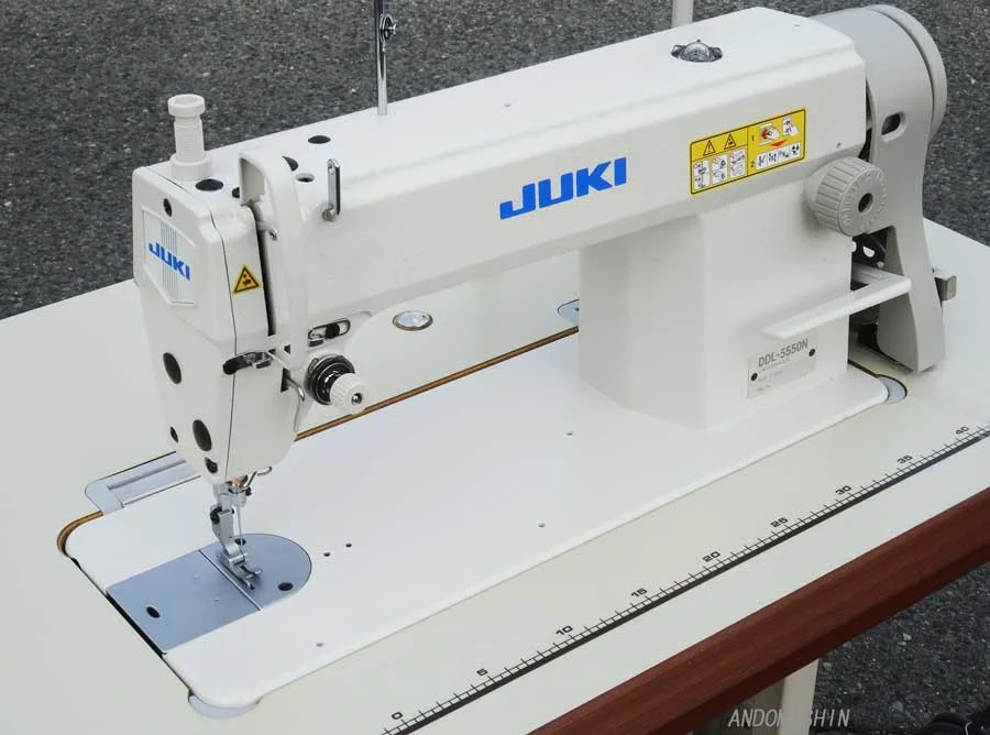 Japan Brand Second Hand Jukis 5550 Single Needle Industrial Sewing Machines With Good Working Condition