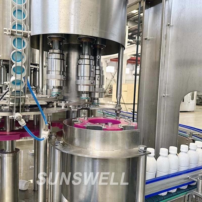 3000BPH 330ml Automatic Pet Bottle Cold Filling Capping Machinefor Milk Dairy Yogurt Laban Energy Drink Juice Bottling Equipment