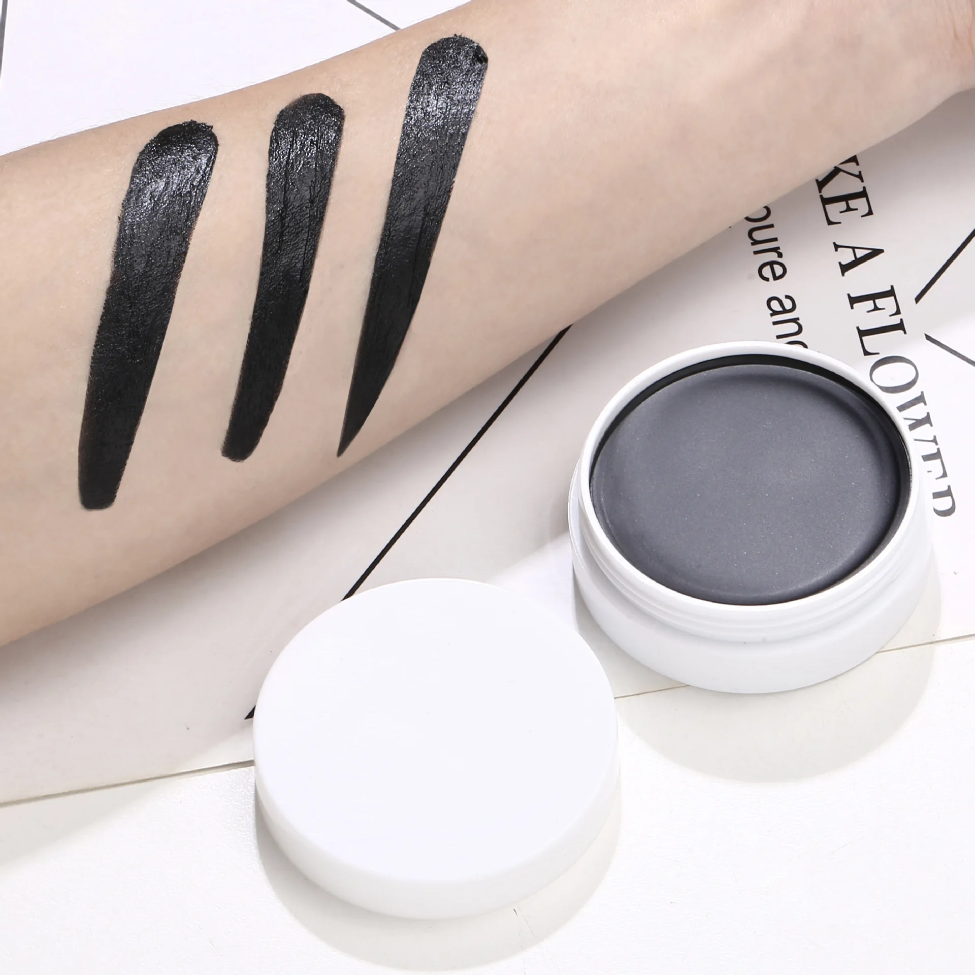 30g Private Label Waterproof Vegan Pigment Color White Black Red Cream Halloween Face & Body Paint