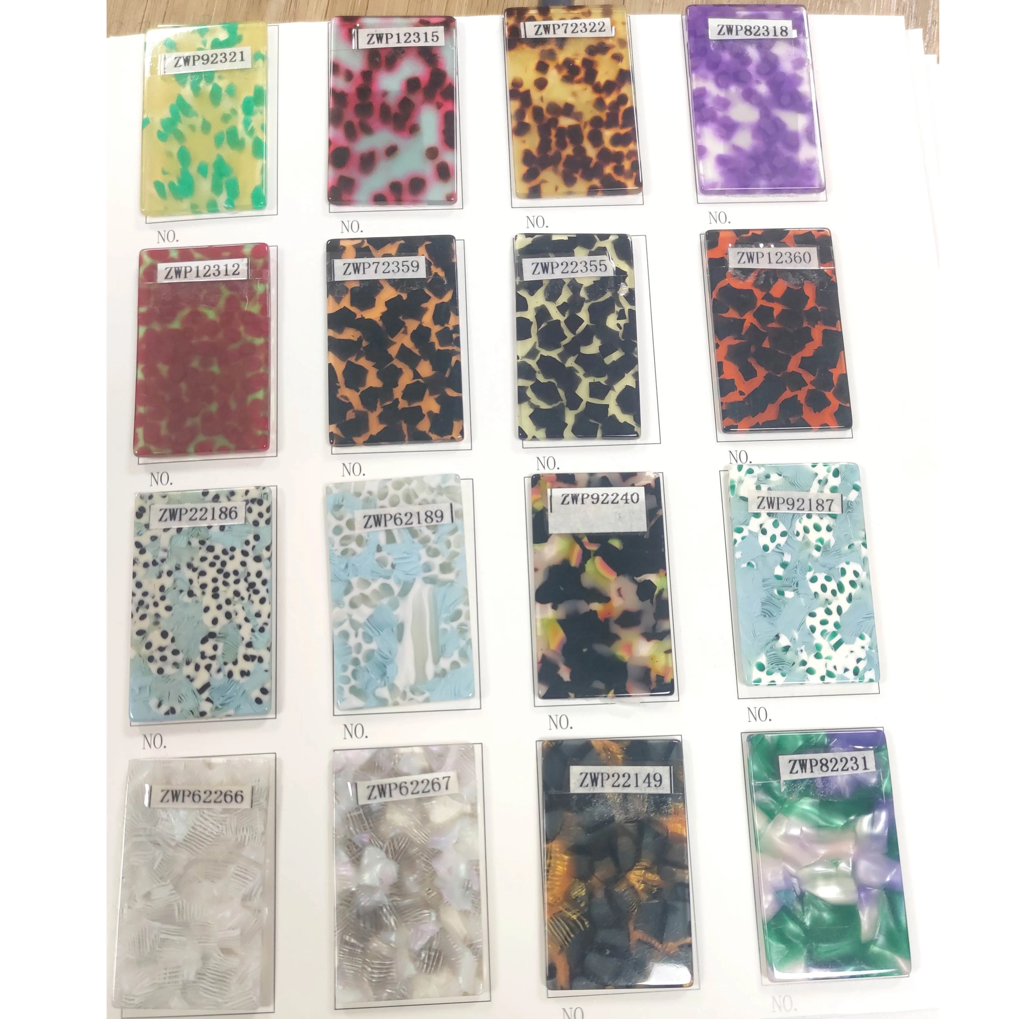 Factory Wholesale Economical Various Cellulose Acetate Sheets for Jewelry Shoes Clothes Hair Accessories Reading Glasses Frames