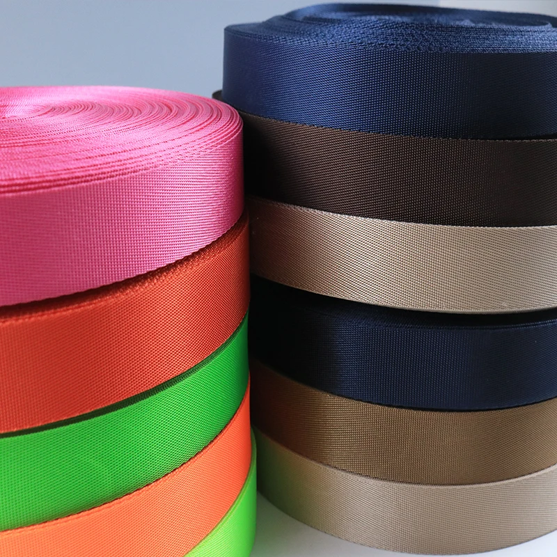 20mm  25mm 30mm 38mm 50mm Polyester Webbing   Printed Nylon Webbing Strap PP Webbing Tape for bag strap
