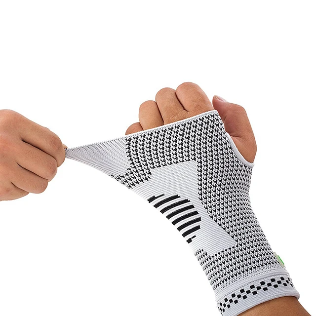 Bamboo Fiber Knitted Palm Support Far - infrared Palm Brace Sport Wrist Sleeve