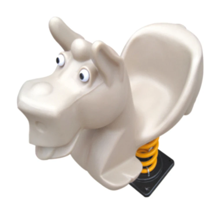 Kids Cute Animal Outdoor Playground Ride On Toys Plastic Spring Rocking Horse