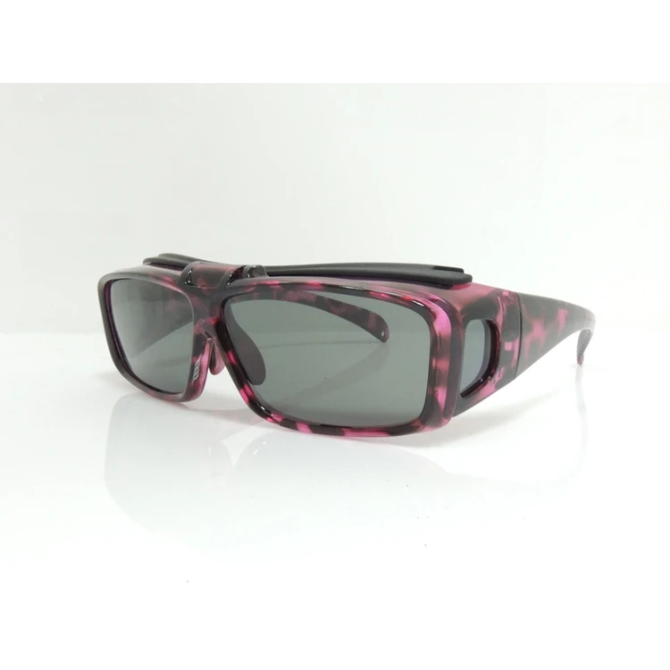Factory Price Wholesale Fashion Black Fitover Polarized Sunglasses