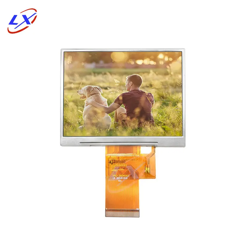 3.5 inch TFT LCD screen 450 cd/m2 ST7272A 320*240 RGB interface screen displays RTP or CTP Available