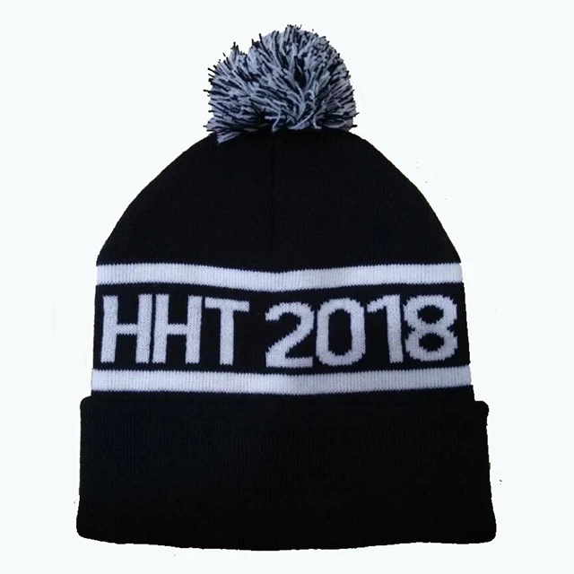 Low MOQ High Quality Custom Knit Embroidered Team Bennie Beni Beanie Hat