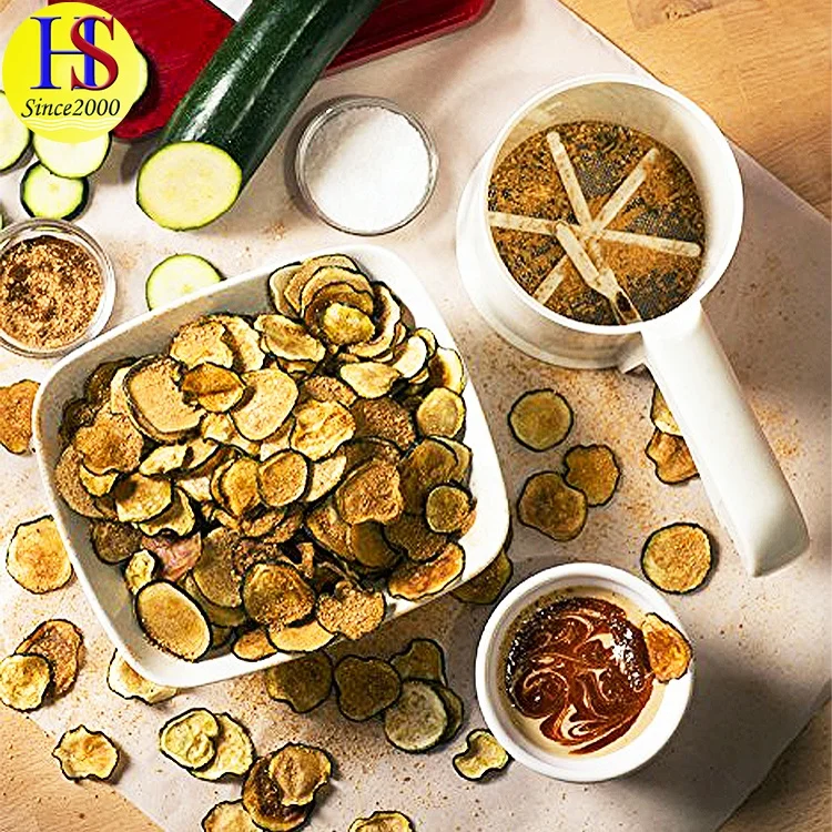 Stainless Steel Sugar Powder Sieve 60 Mesh Hand Crank Plastic Flour Sifter