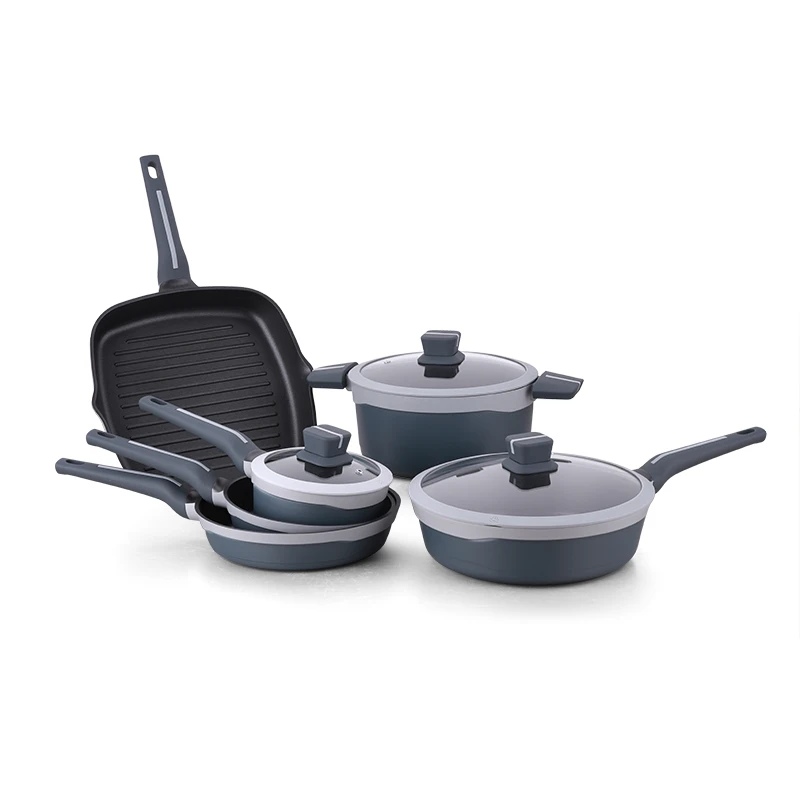 Алюминиевая кастрюля TMAI 24 см антипригарный кухонный изолятор подогреватель еды термос посуда набор