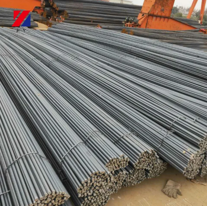 Hot sale Steel Rebars Steel Reinforcing Bars Astm 10mm 12mm Hrb400 Screw-thread Steel Bar Iron Rod
