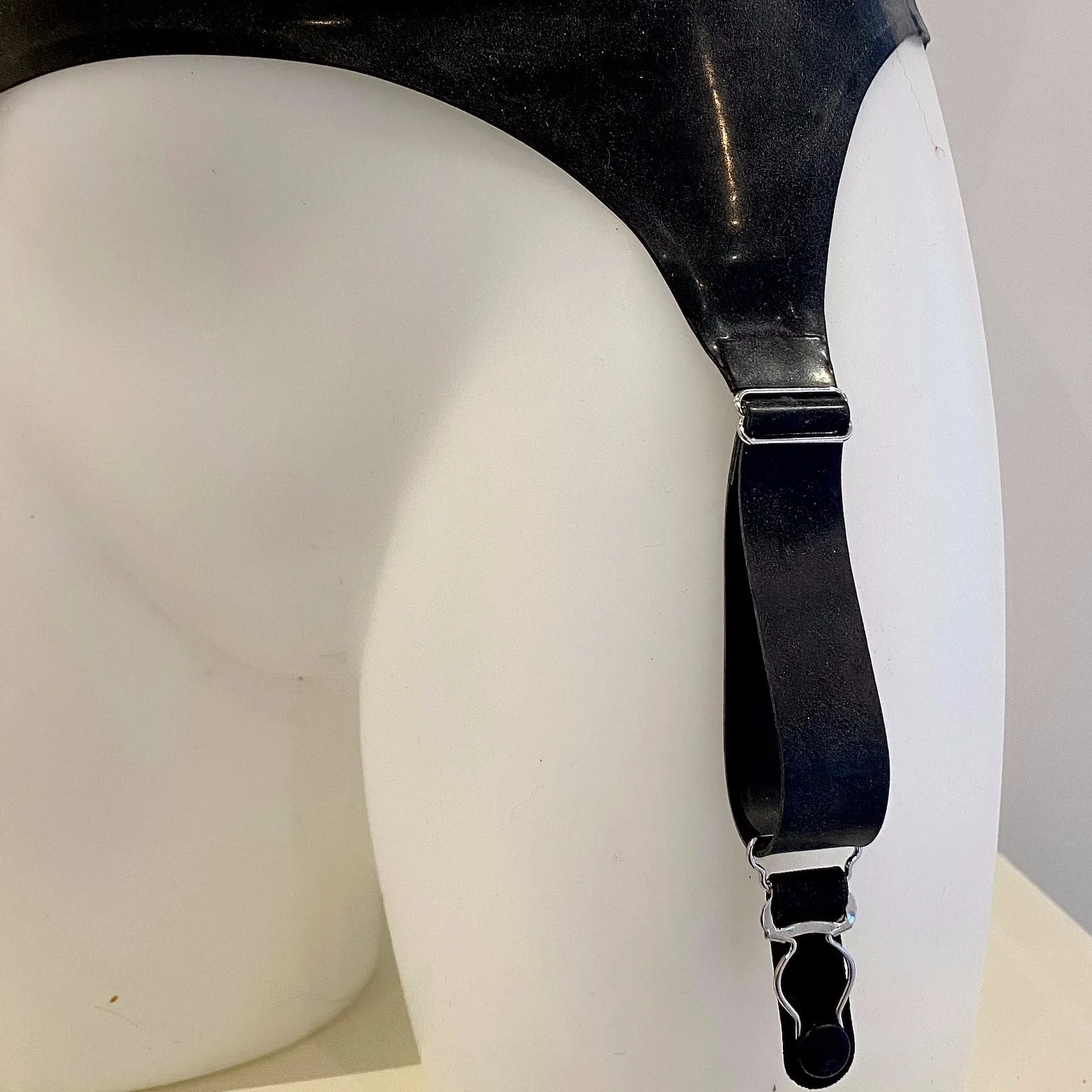 Sexy Black Latex Hood Rubber Fetish Mask Open Pinhole Eyes with Eyeshade Breath Play