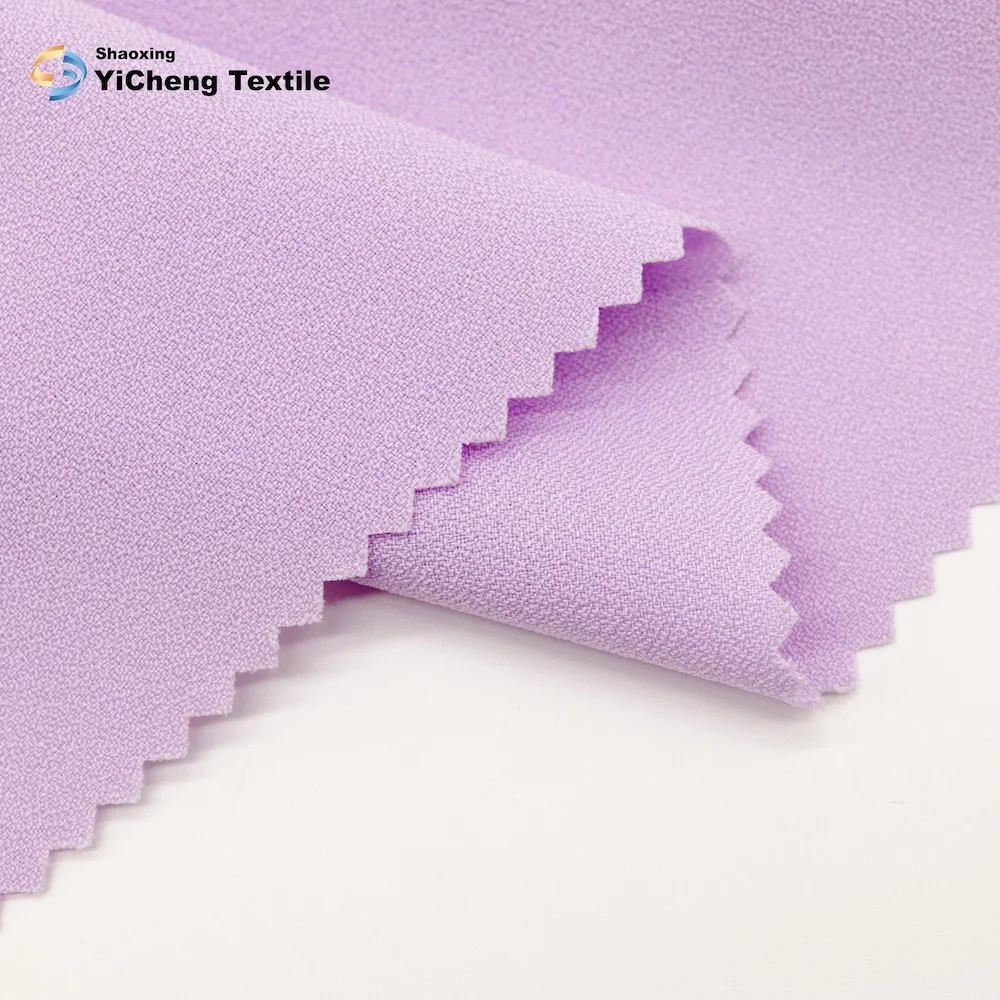 Hot Sale Fashion 75d 100d 150d Heavy Stretch Moss Crepe Fabric for Dress in Stock