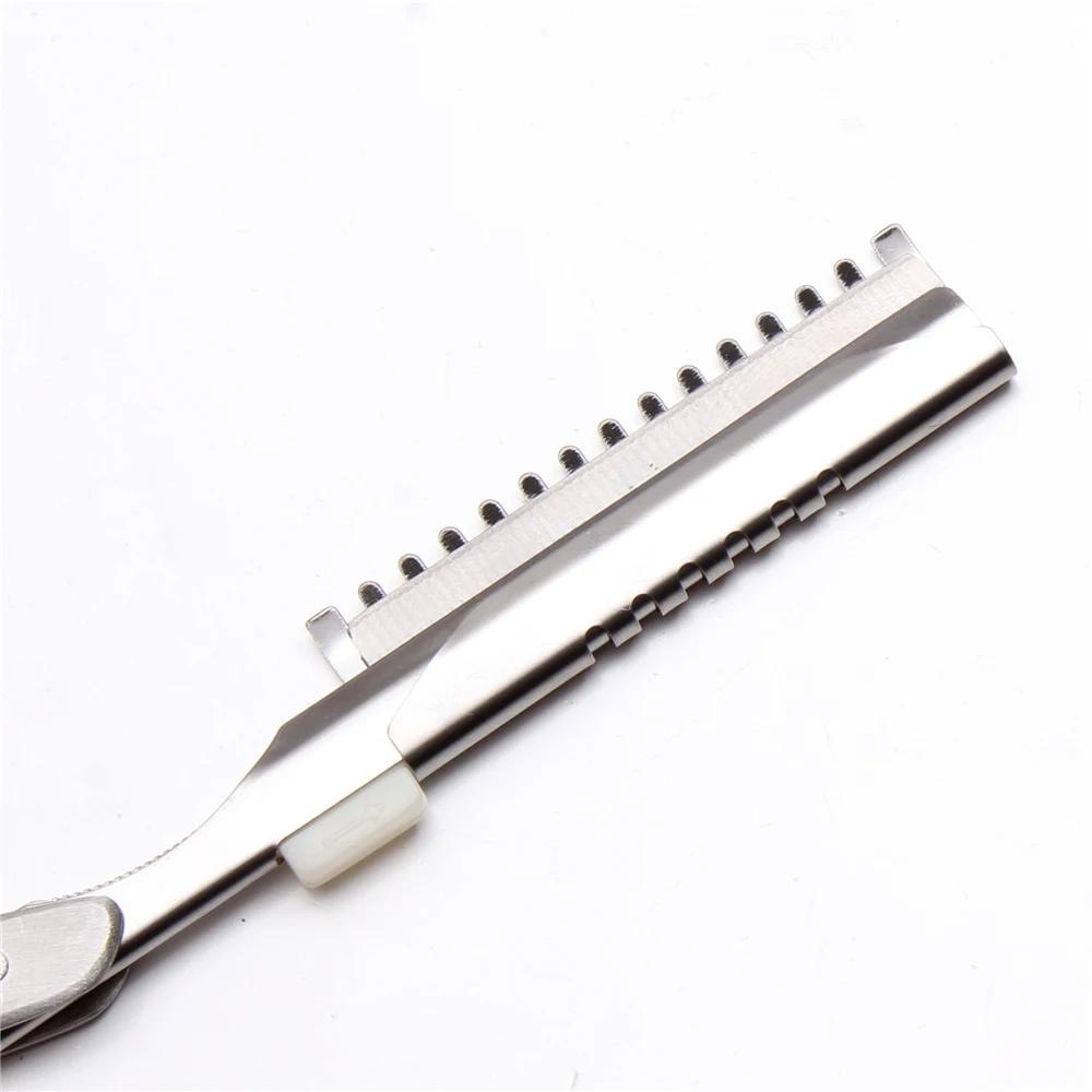 Stainless Steel Salon Sharp Barber Razor Blade Hair Cut Razors Cutting Thinning Knife Hairdresser Tool 100Pcs + 100 Blades A6103