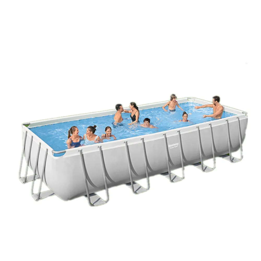 Bestway-5612b Power Steel Rectangular Frame Swimming Pool Set