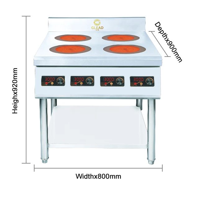 Commercial New Cabinet Type Electric Pottery Furnace Cabinet type 4 burners electric pottery clay pot stove