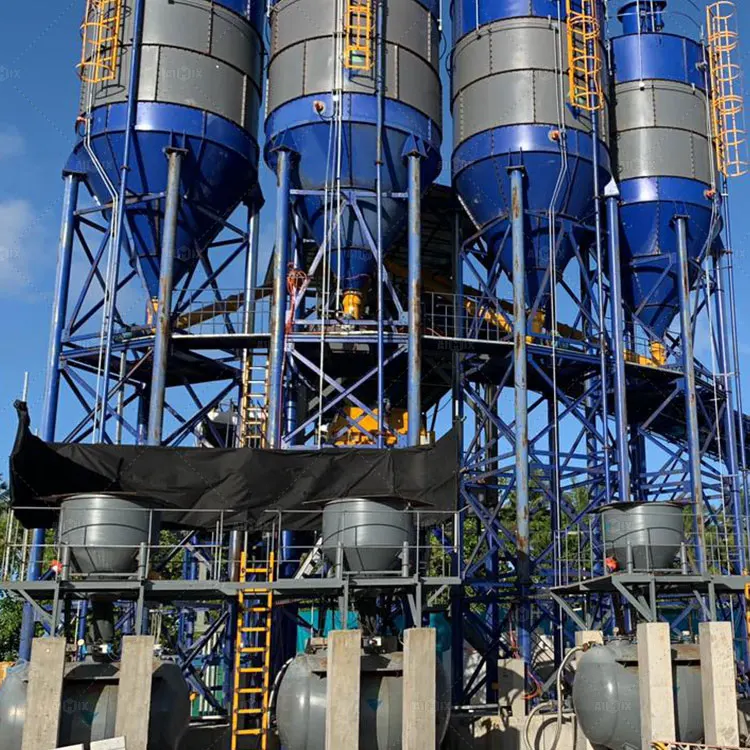 Aimix AJ240 Modular Concrete Batching Plant 240 M3/H Ready Mix Concrete Mixing Plant In USA