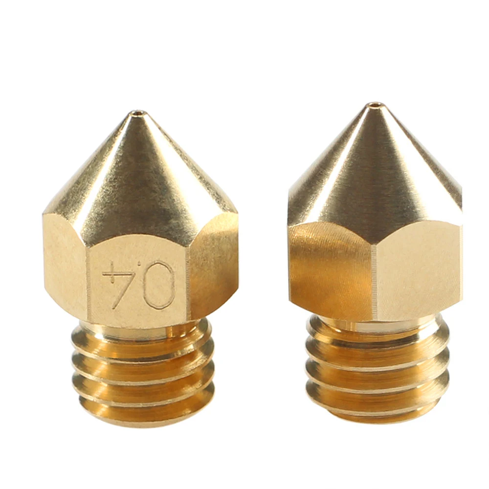 FYSETC MK8/E3D/Volcano Brass Nozzle CHTNOZZLE  High Quality  For Ender3 CR10 V6 Hotend Extruder LabX1 0.4/0.6/0mm Nozzle