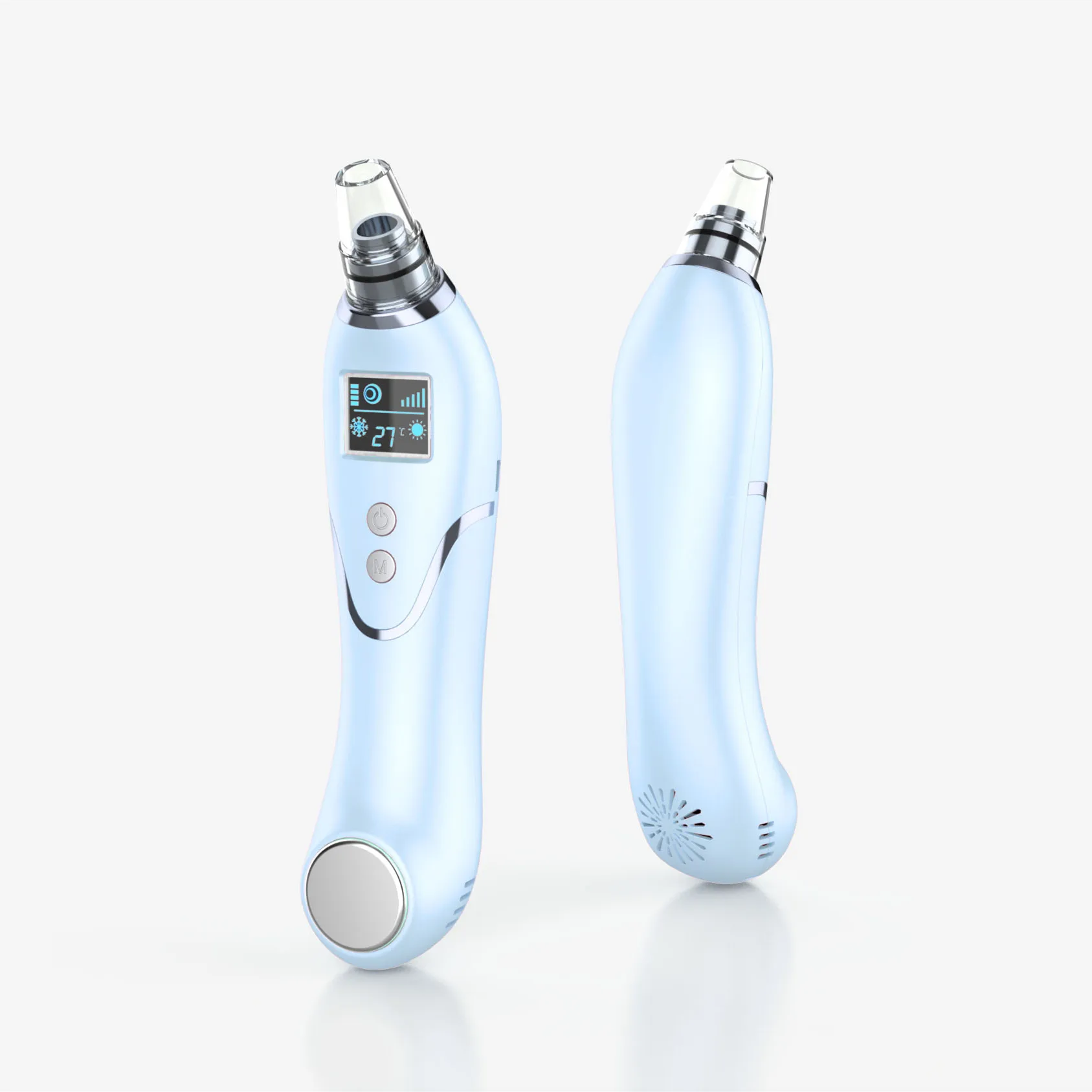 Skin care hot cool mini blackhead remover removal pore vacuum acne facial with vacuum suction