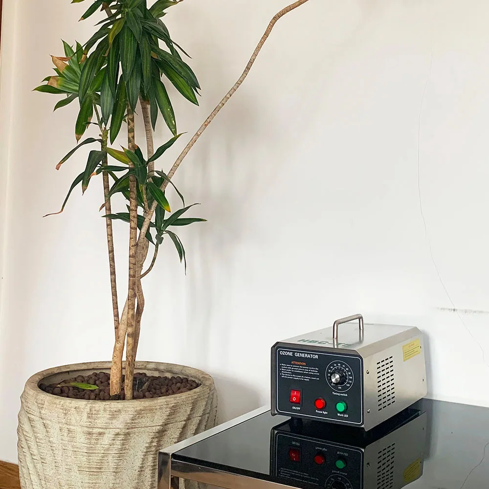 Ozone Generator 3g/h Ozone Machine Odor Remover with 0-120 min Time Setting for Rooms Cars Pets