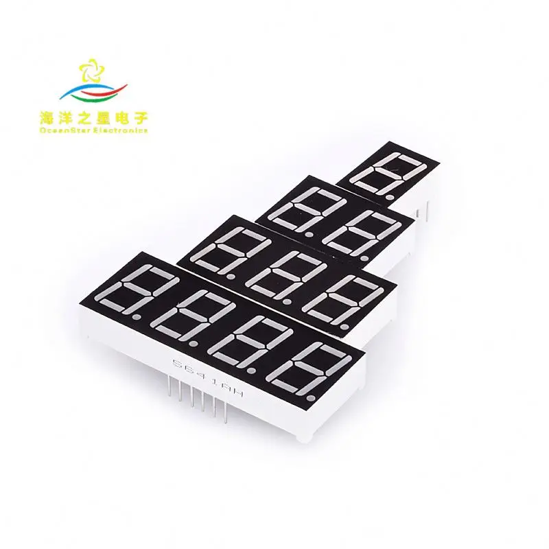 0.28 0.36  0.4 0.56 inch digital tube common cathode and common anode 1/2/3/4 digits one two three four digits bright red clock