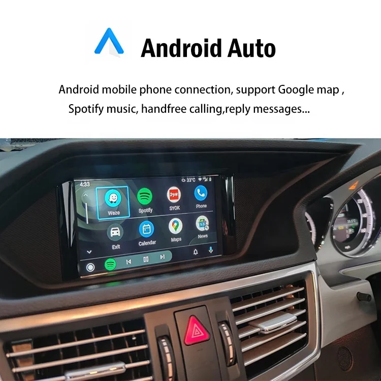 Apple Car Play Retrofit Kit W204 W164 W166 X204 X166 NTG4.5 для Mercedes Benz CarPlay Android авто интерфейс модуль задней