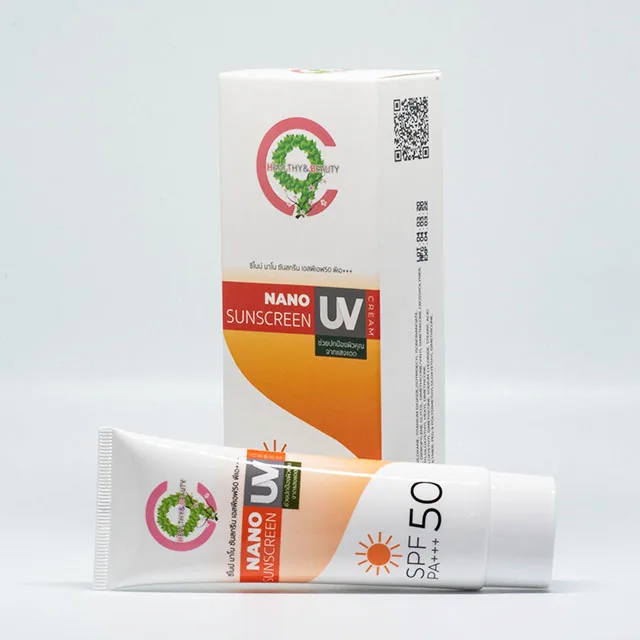 Наносолнцезащитный крем для солнцезащитного крема Таиланд C9 SPF50 +++ оксид цинка солнцезащитный мужчин и женщин