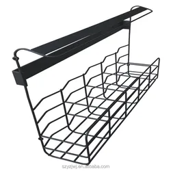 Customized wire Sturdy Steel Diversified  Extra Wall-Mounted Neatening Basket for Storage & Organization