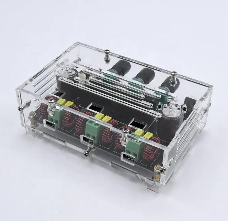 Single power supply 10-25V  80W+80W+100W wide operating voltage digital power amplifier board