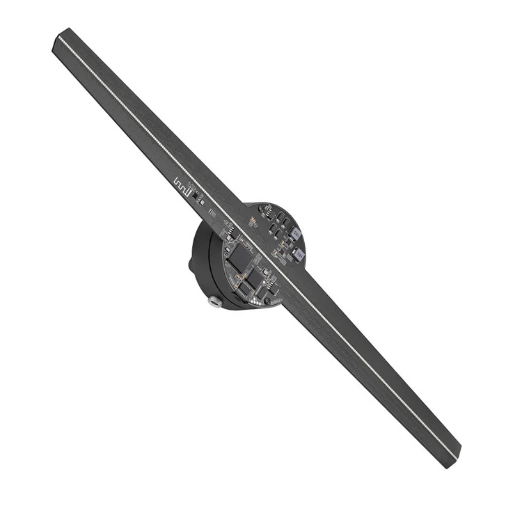 Новейший рекламный голограммный дисплей с голограммой 3D-голограмма светодиодный вентилятор