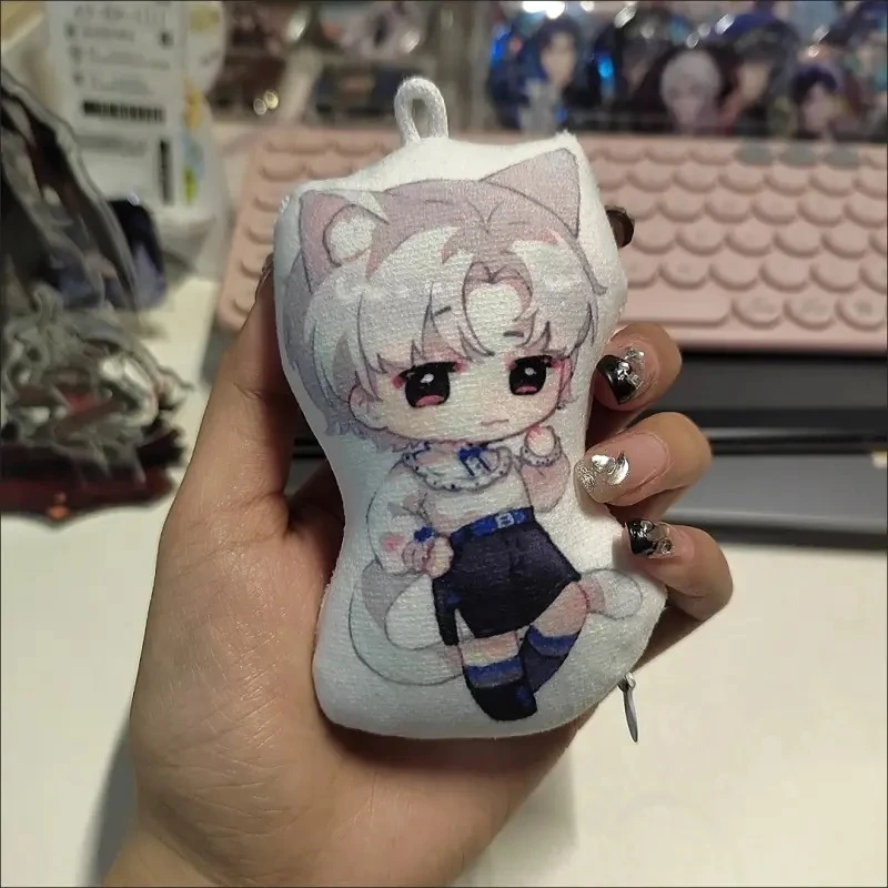 Custom Made Mini Dakimakura Pillow Small Custom Cat Dog Pillow Keychains Pendants Anime Gifts Keychain