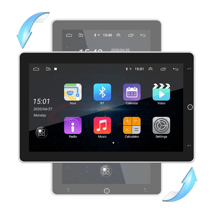 10.1' Autoradio 2 Din Car Radio Stereo 2din Hd 2.5d Tempered Glass Touch Screen Car Video Wifi Gps Bt