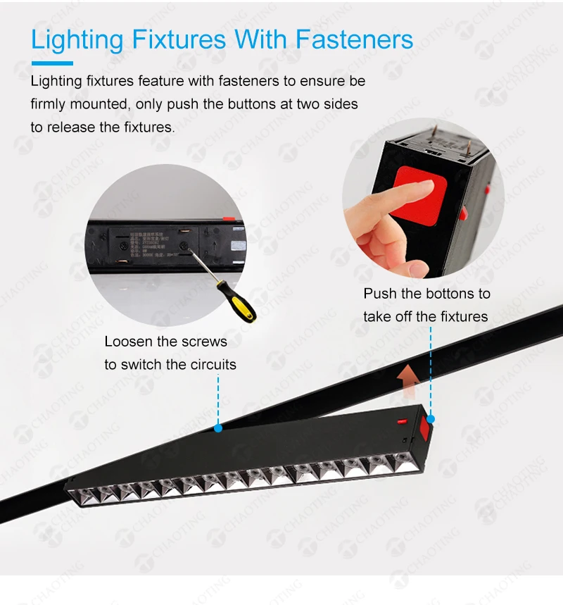 Современный умный светильник Tuya App 220 В 35 мм алюминиевый Магнитный Трековый встраиваемый Напольный СВЕТОДИОДНЫЙ Подвесной