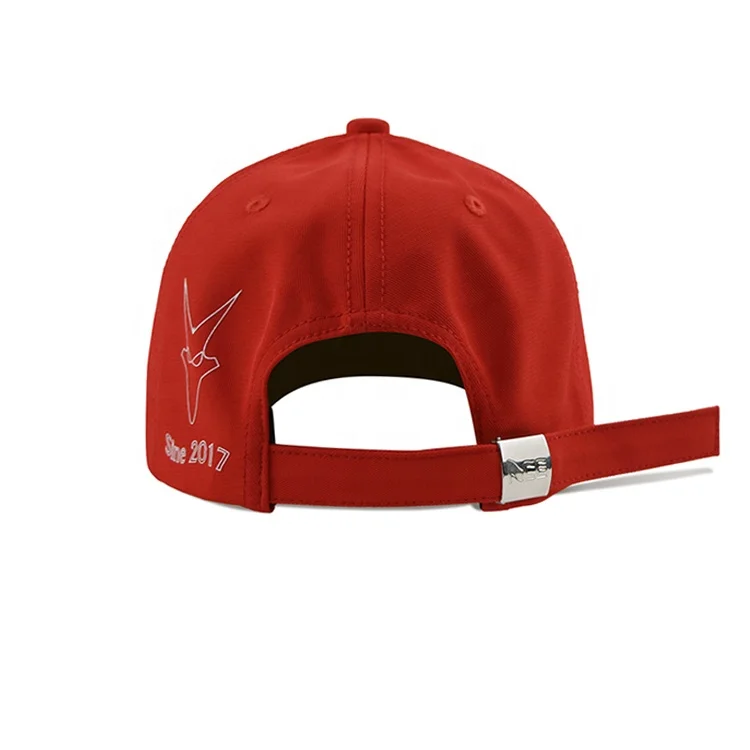 STOCK hot sale sublimation printed vintage baseball cap, custom logo red sports cap