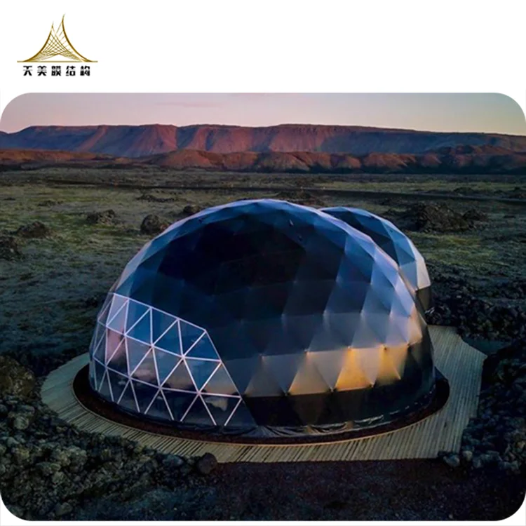 Водонепроницаемая прозрачная гео-палатка Igloo геодезический купол с огнестойкой тканью праздничный 18 м 20 25 30