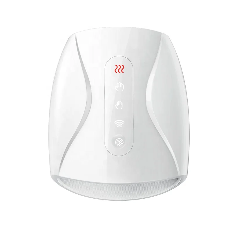 Cheap Electric Rechargeable Cordless Portable Air Compression Finger Hot Compress Hand Massager Machine