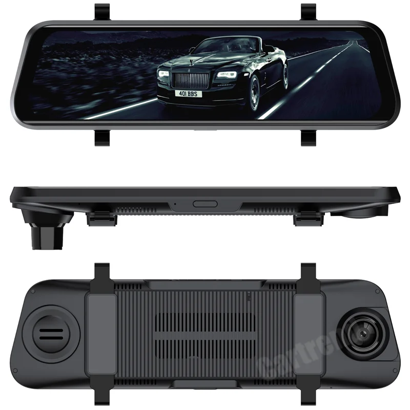 Hot Selling Wholesale 3 Inch Streaming car black box Dash Cam Mirror Car video DVR Recorder Rearview Camera