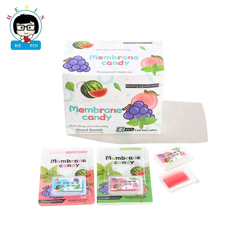Wholesale Fruit Flavor Paper Mint Fresh Breath Strips Tablet Candy Pink Color For Kids