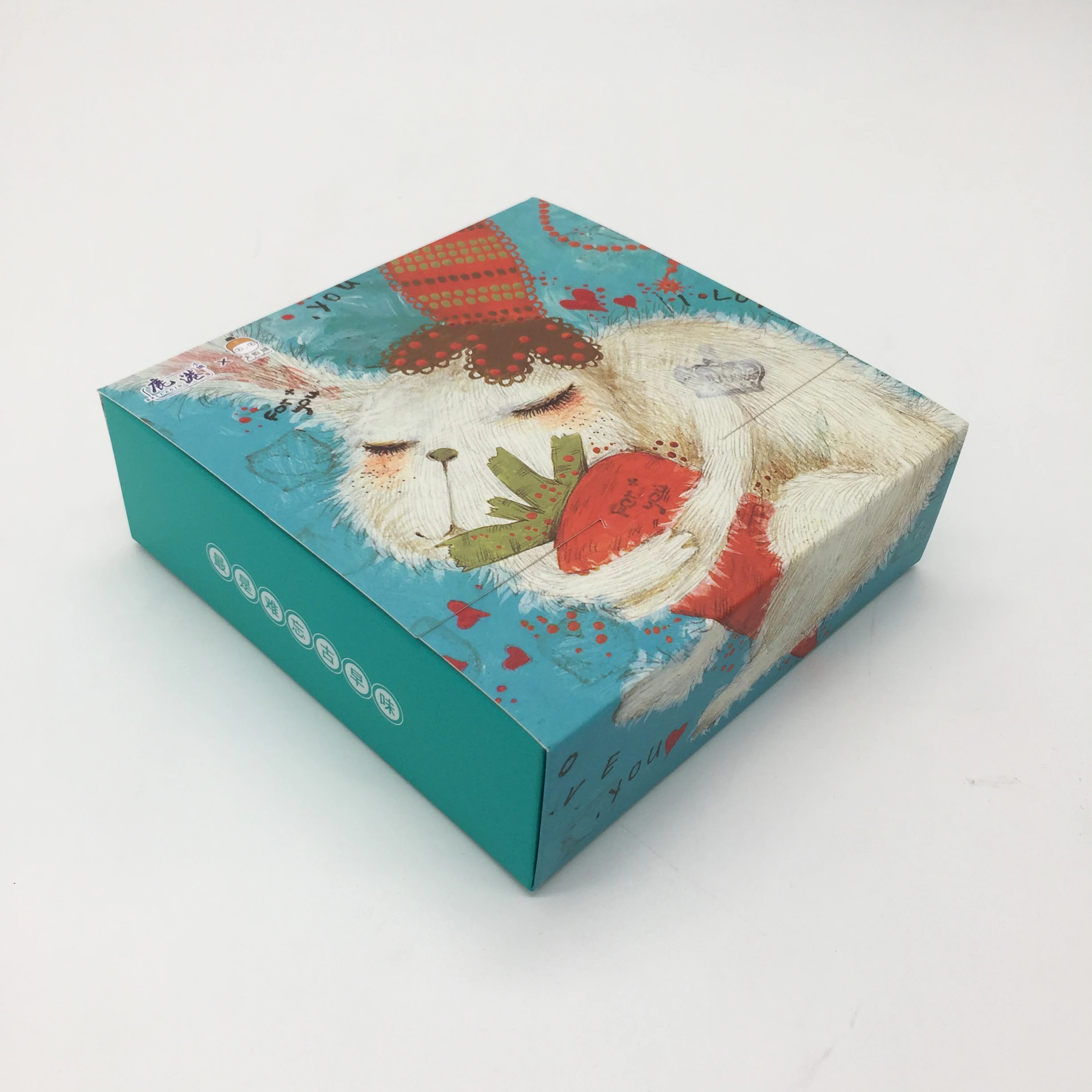 hot sale new structure easy fold 350gsm white cardboard for gift