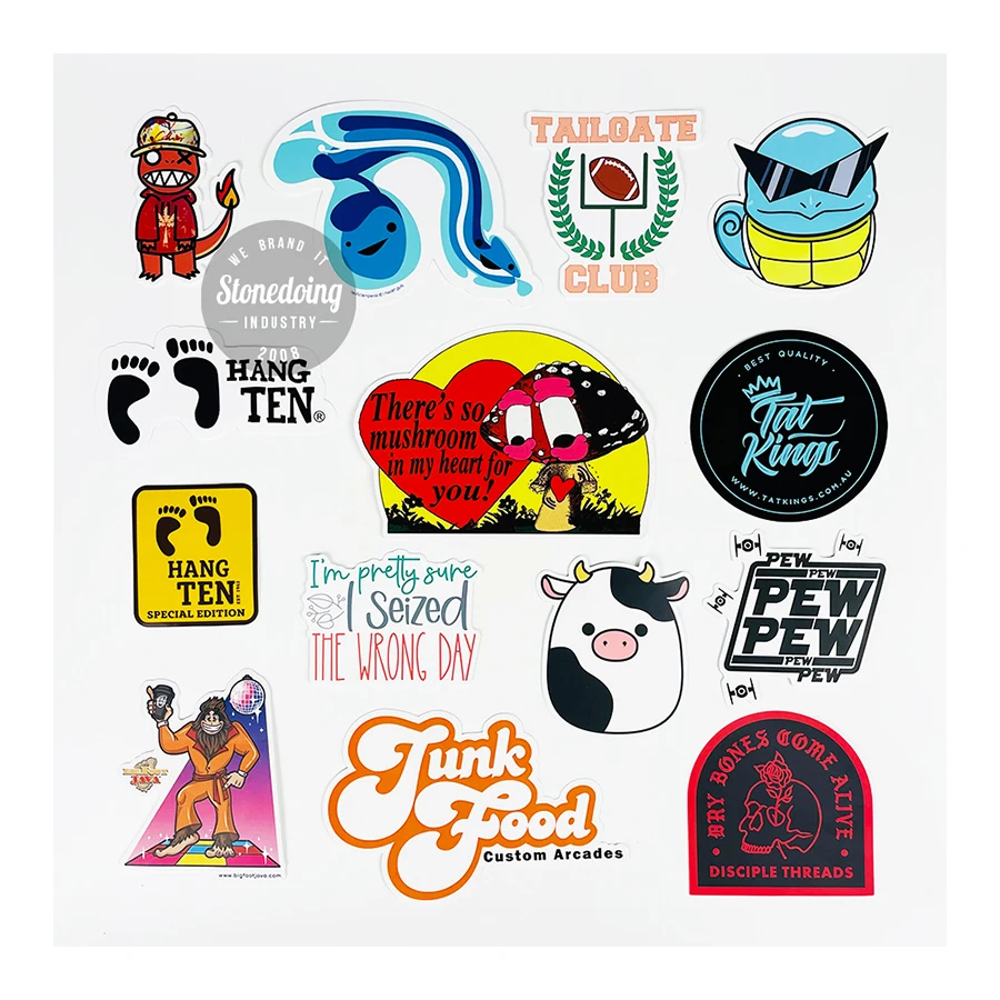 Die cut sticker
