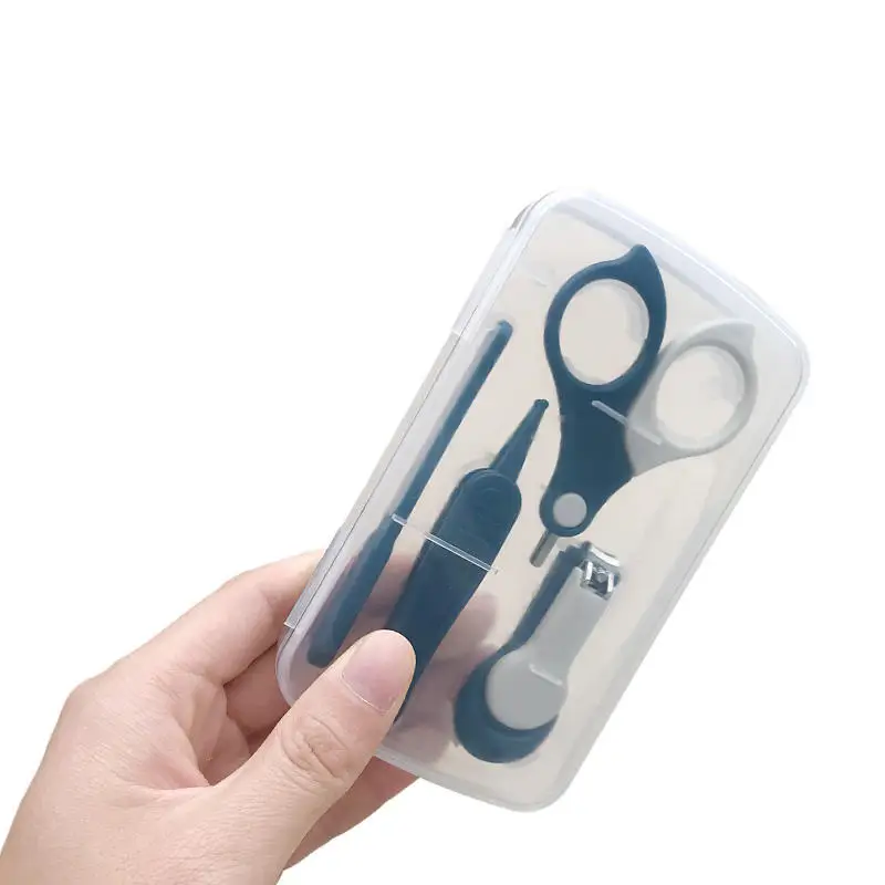 4pcs Set Popular Toddler Nail Trimmer Cutter Baby Beauty Nail File Manicure Care Set For Kids Babies Grooming Tool