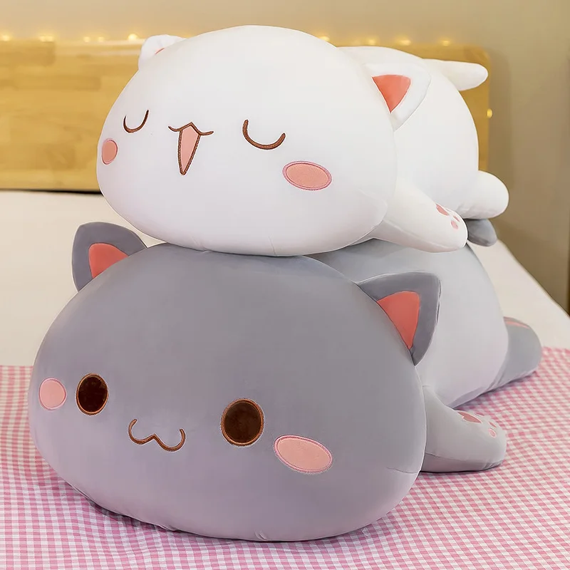 Yiwu Allo Cpc детские подарки милый котенок плюшевая игрушка мягкие животные домашние Мягкие Аниме кошка подушка