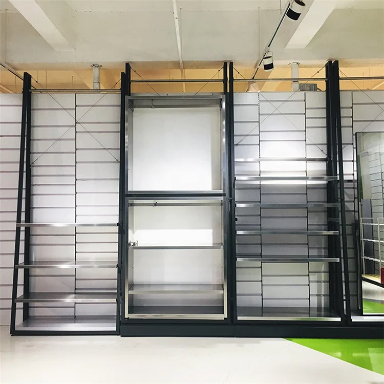 Customization multifunctional  retail wall display clothing shelves for shop Display Racks for clothing stores clothing rack