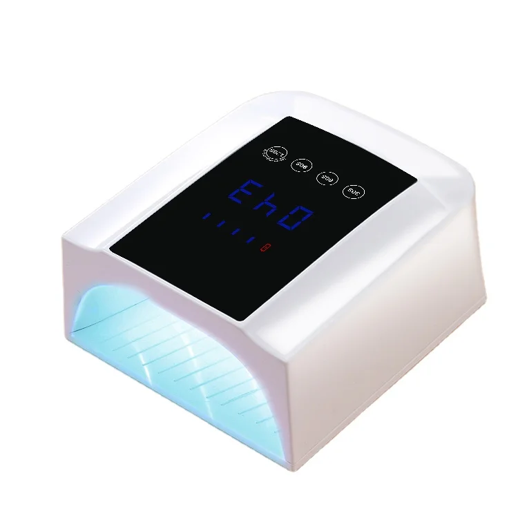 72W Rechargeable Led Nail Lamp Portable Nails Dryer Cordless LCD Display Manicure Curing Lamp UV LED Light for Gel Nails Polish