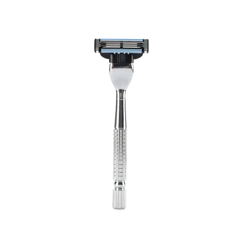 Abeis New Design Shaver Cultivating Beards Men Razor Safety Triple Blade Follow The Facial Curve Stainless Steel Razor
