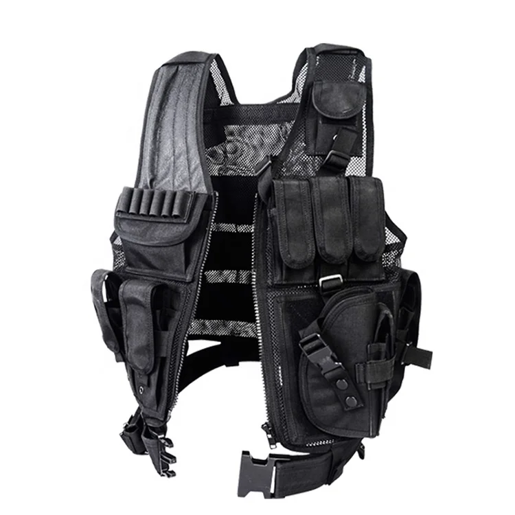 Yakeda Soft Mesh Multi Function Duty Uniform Tactical Protection Safety Plate Carrier Molle Outdoor Gilet De Tactical Vest